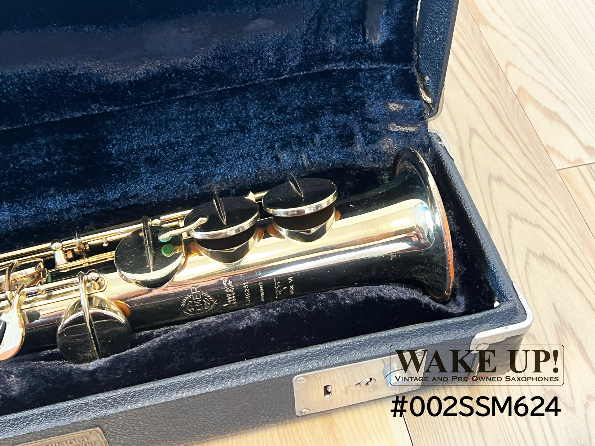 H.Selmer ソプラノサックス Mark6 24万番台／オリジナルタンポ多数残存【点検調整済み】 [002SSM624] – Wake up！