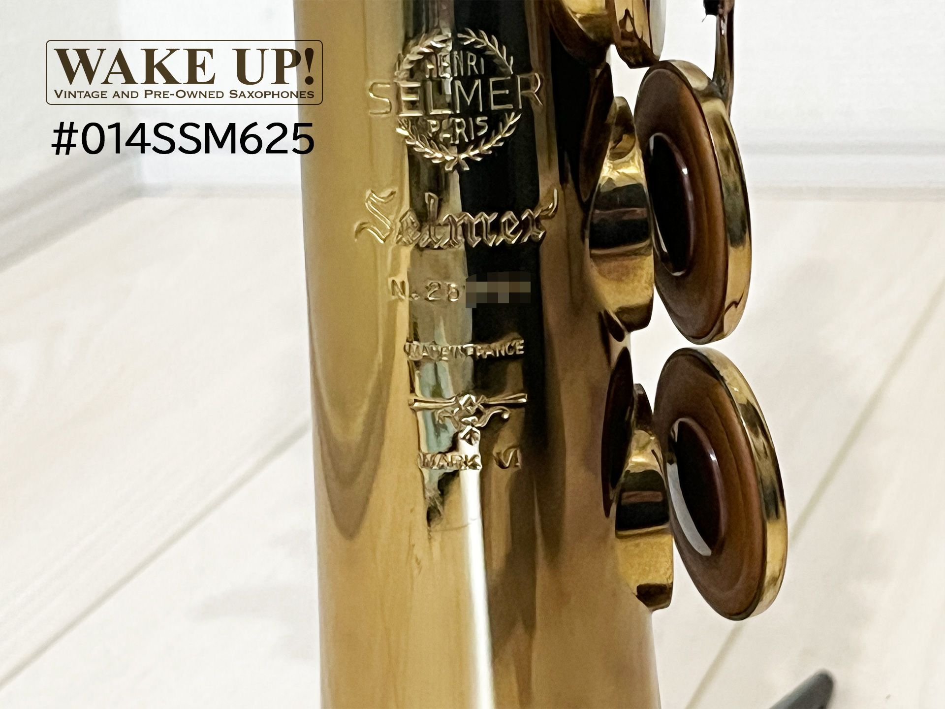 新着!!マーク6 H.Selmer ソプラノサックス Mark VI 25万番台 彫刻なし【点検調整済み・美品】 - 画像 (18)